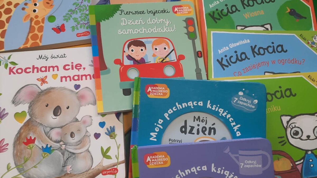 Nowości książkowe dla najmłodszych czytelników zakoupione do bibliotek na terenie Gminy Białogard