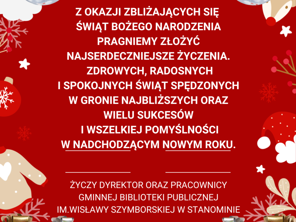 Życzenia Świąteczne dla czytelników